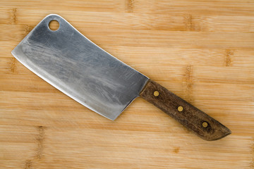 Cutting Board and Kitchen Knife