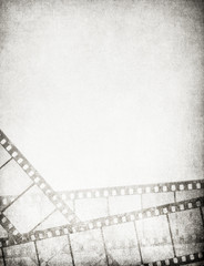Great vintage filmstrips background - with space for your text a