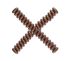 Chocolate letter X