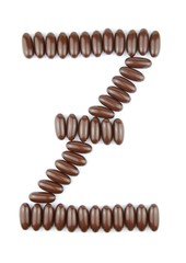 Chocolate letter Z