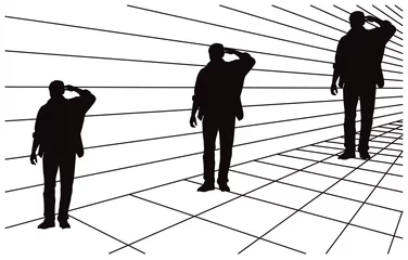 Optical illusion about size © Dariusz Kopestynski