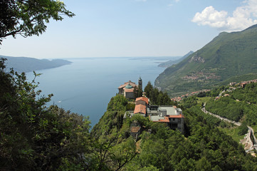 Fototapeta premium Kloster am Gardasee