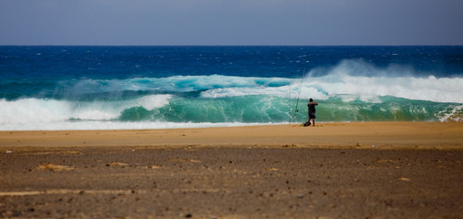Fototapeta na wymiar Cofete wybrzeże Fuerteventura