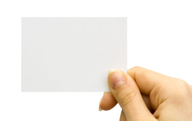 Obraz premium Card in hand
