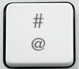 touche arobase clavier ordinateur