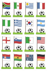 football flags