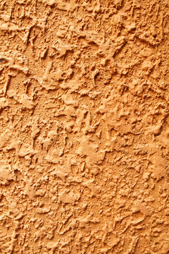 orange rough wall