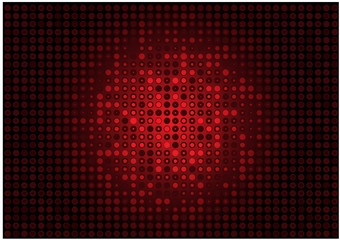 Red vector doted pattern