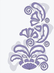 lilac ornament