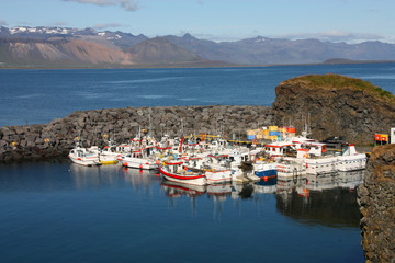 Fototapeta na wymiar Islandia - Port Arnarstapi