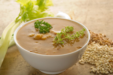 barley soup- zuppa d'orzo