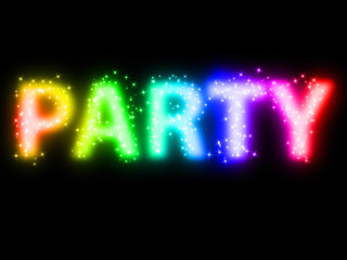 farbiger Hintergrund - Party