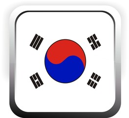 bouton carr&eacute; cor&eacute;e