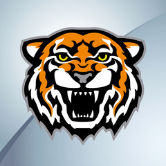 Tiger head mascot