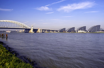 View of the river Maas in Rotterdam, Holland