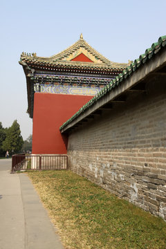 the scenery of temple of heaven
