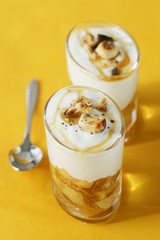 Verrine Pomme Miel Noisette