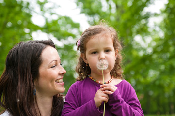 Happy life time - mother with child