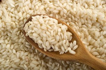 rice over spoon - cucchiaio con riso