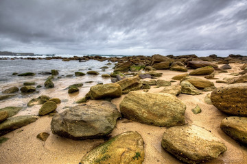 stormy beach