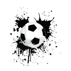 Picture a ball in the grunge.