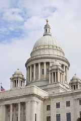 Fototapeta na wymiar Rhode Island State House i Kapitol, Providence