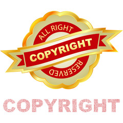 Copyright label for sale.