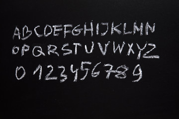 Alphabet & Blackboard