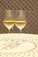 Two Glasses of White Wine