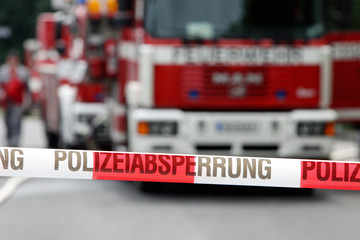 Absperrung Feuerwehr