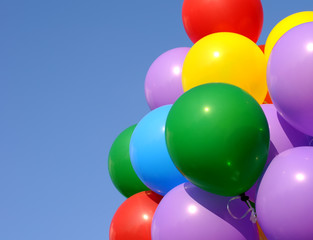 multicolored  balloons