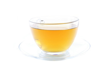 transparent tea cup