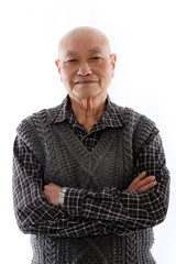 elderly asian man