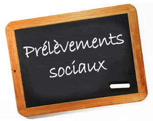 Obraz premium prélèvements sociaux