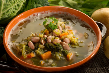 vegetables soup- minestrone