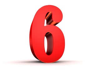 rote Nummer - 6