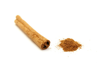 cinnamon stick with grain