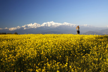 Bandipur views of Annapurna Range