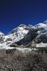 Everest from the Khumbu Glacier.