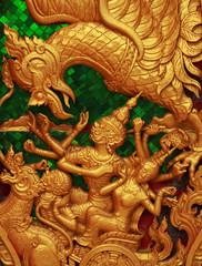 ramayana in thai art carving