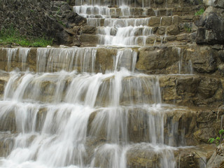 Obraz premium Alpine Wildbachverbauung