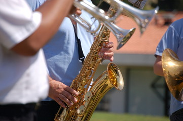 Fototapeta premium Musicians playing