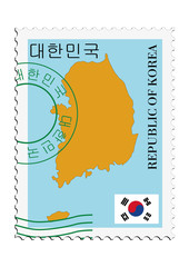 mail to/from South Korea