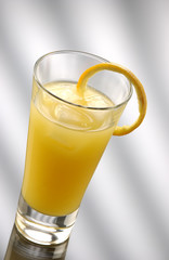 Gin with orange juice