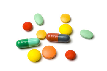 Colorful pills