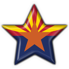 Arizona (USA State) button flag star shape