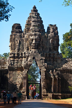 Ta Phrom Gate, Cambodia