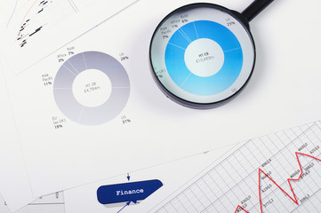 charts and graphs of sales