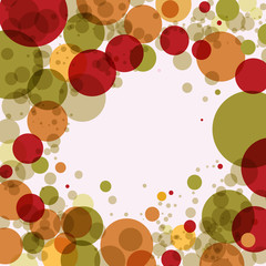 Abstract background with circles