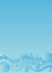 Fototapeta premium Blue Bubbles